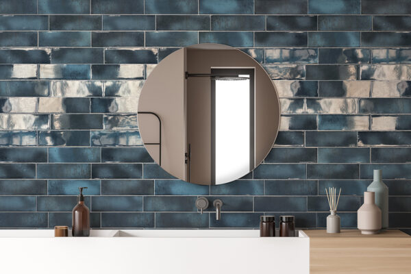 azulejos metro vintage Cosmos Blue